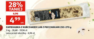Zapiekanka z kurczakiem lub z pieczarkami 250-270 g