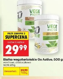 Białko wegetariańskie Go Active waniliowe, ciasteczkowe