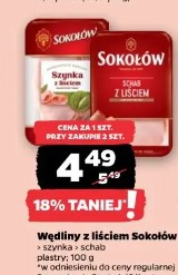 Szynka z liściem Sokołów