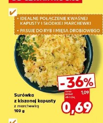 Surówka z kiszonej kapusty z marchewką