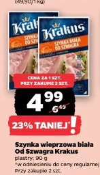 Szynka wieprzowa biała Od Szwagra Krakus