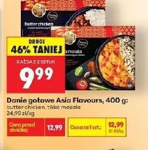 Danie gotowe Asia Flavours butter chicken, tikka masala