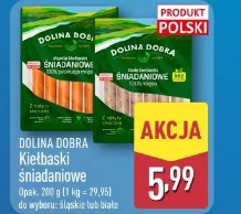 DOLINA DOBRA Kiełbaski śniadaniowe