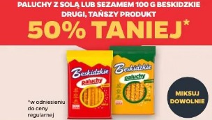 Paluchy z solą lub sezamem Beskidzkie