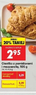 Ciastko z pomidorami i mozzarellą