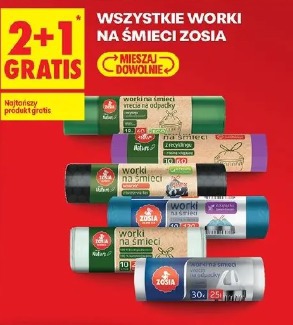 Wszystkie worki na śmieci Zosia