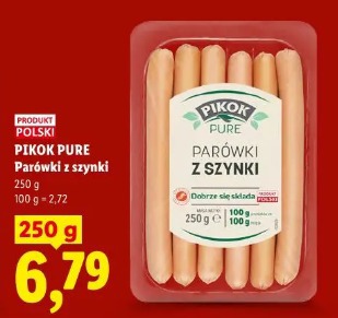 Pikok Pure Parówki z szynki