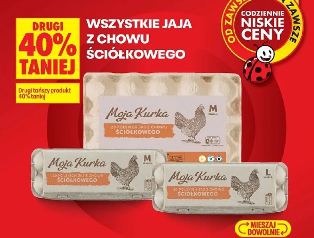 Wszystkie jaja z chowu ściółkowego