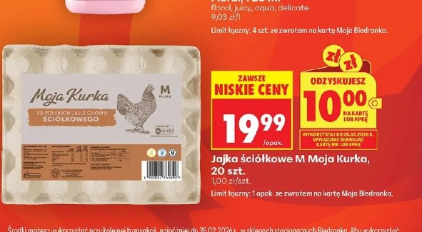 Jajka ściółkowe M Moja Kurka