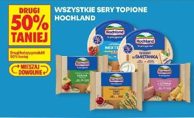 Wszystkie sery topione Hochland