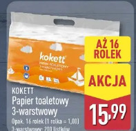 Kokett papier toaletowy 3-warstwowy