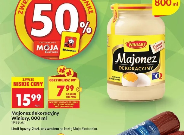 Majonez dekoracyjny Winiary