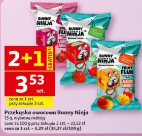 Przekąska owocowa Bunny Ninja