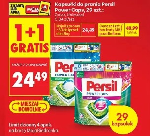 Kapsułki do prania Persil 1+1