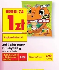 Żelki Dinozaury Candi