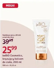 beBIO Cosmetics brązujący balsam do ciała
