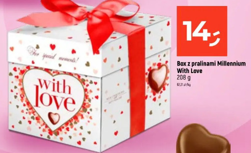 Box z pralinami Miellenium With Love