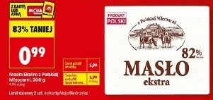 Masło ekstra z Polskiej Mleczarni