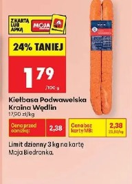 Kiełbasa Podwawelska Kraina Wędlin