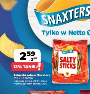 Paluszki solone SnaXters