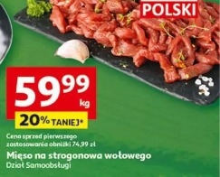 Mięso na strogonowa wołowego