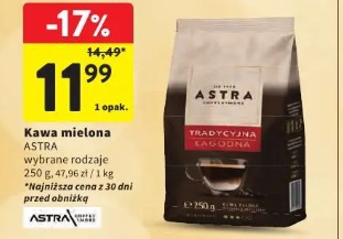Astra Tradycyjna Łagodna kawa mielona