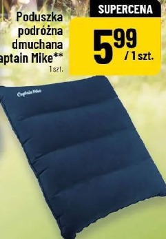 Poduszka podróżna dmuchana Captain Mike