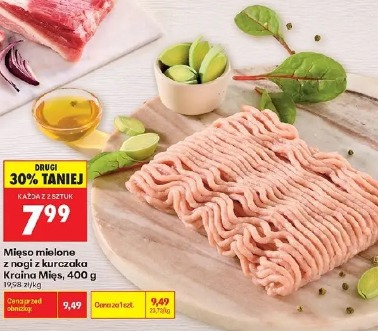 Mięso mielone z nogi z kurczaka Kraina Mięs
