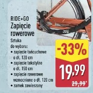 RIDE+GO Zapięcie rowerowe