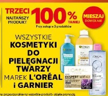 Wszystkie kosmetyki do pielęgnacji twarzy marek L'oréal i Garnier