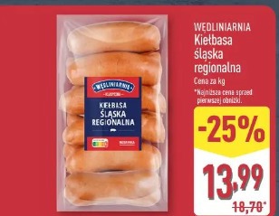 Wędlinarnia Kiełbasa śląska regionalna