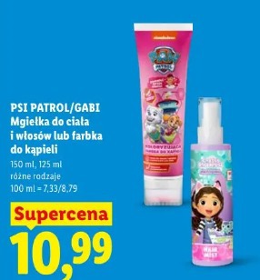 Psi Patrol/Gabi Mgietka do ciała i włosów lub farbka do kąpieli