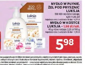 Mydło w płynie, żel pod prysznic Luksja
