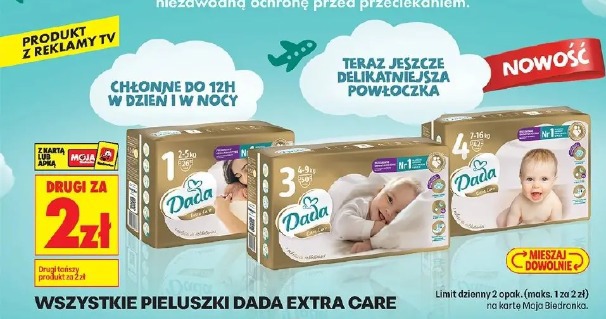 Wszystkie pieluszki Dada Extra Care