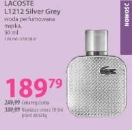 Lacoste L1212 Silver Grey woda perfumowana