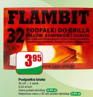 Podpałka biała Flambit