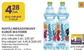 Napój niegazowany Kubuś Waterrr