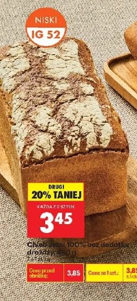 Chleb żytni 100% bez dodatku drożdży