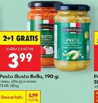 Pesto Gusto Bella, 190 g rosso, alla genovese