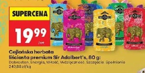 Cejlońska herbata liściasta premium Sir Adalbert's