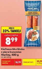 Kiełbasa Morlińska z piersi kurczaka Morliny