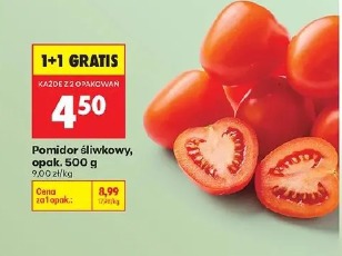 Pomidor śliwkowy, opak 500 g