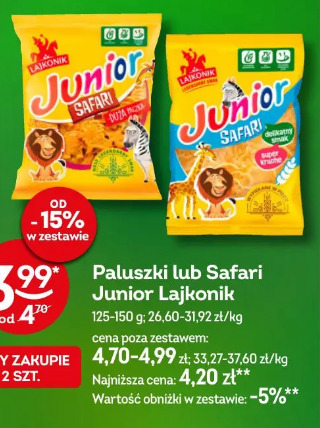 Paluszki lub Safari Junior Lajkonik