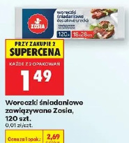 Woreczki śniadaniowe zawiązywane Zosia