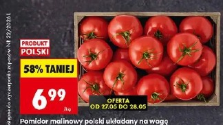 Pomidor malinowy polski układany