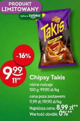 Chipsy Takis różne rodzaje
