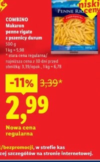 Combino Makaron penne rigate z pszenicy durum