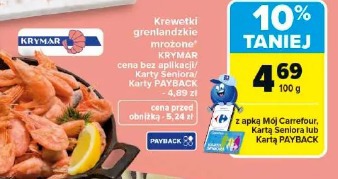 Krewetki grenlandzkie mrożone KRYMAR