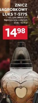 Znicz nagrobkowy Luks T-577S