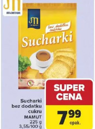 Sucharki bez dodatku cukru MAMUT